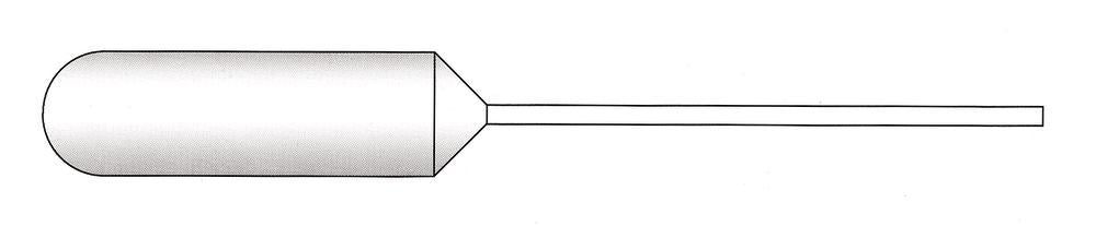 Pasteur pipettes with thin tip, LDPE, non-sterile, L 155 mm, 8.0 ml, 250 unit(s) - Luminix Health