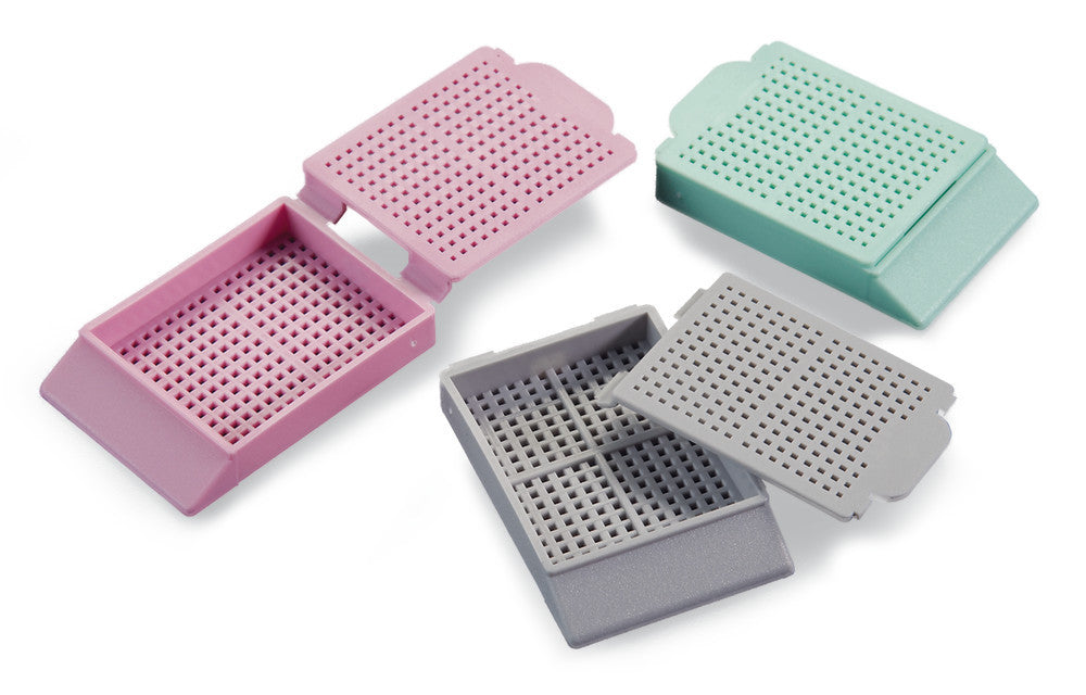 Embedding cassettes, for biopsies, special polymer, yellow, 500 unit(s) - Luminix Health