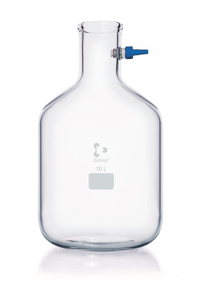 Filtering flask, DURAN®, bottle shape, 10000 ml, 1 unit(s) - Luminix Health