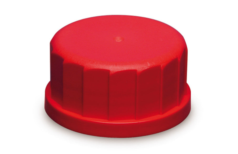 Spare screw caps, PBT, red, thread 25, 10 unit(s) - Luminix Health