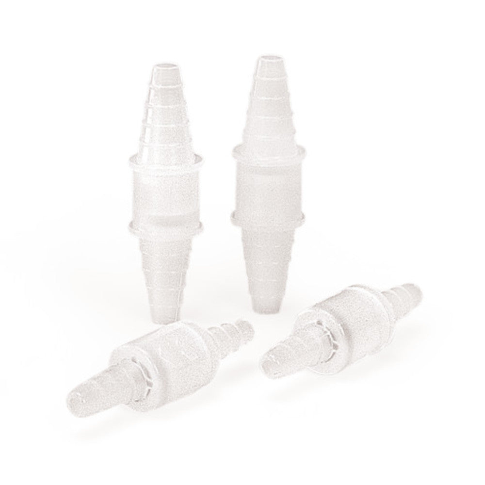 Rotilabo®-check valves, PP, natural/transparent, length 60 mm, 5 unit(s) - Luminix Health
