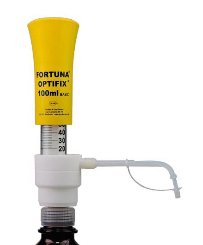 FORTUNA® OPTIFIX® BASIC dispenser, PTFE coated, 20-100 ml, 1 unit(s) - Luminix Health