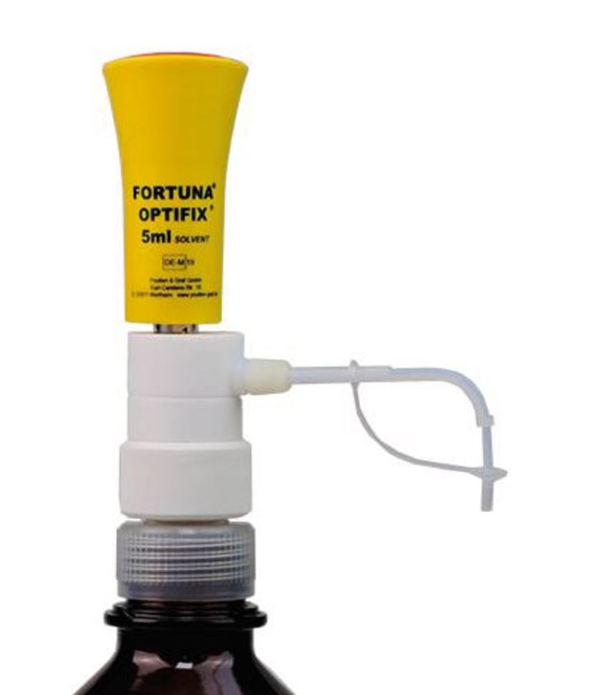 FORTUNA® OPTIFIX® SOLVENT dispenser, 1 - 5 ml, graduation 0.1 ml, 1 unit(s) - Luminix Health