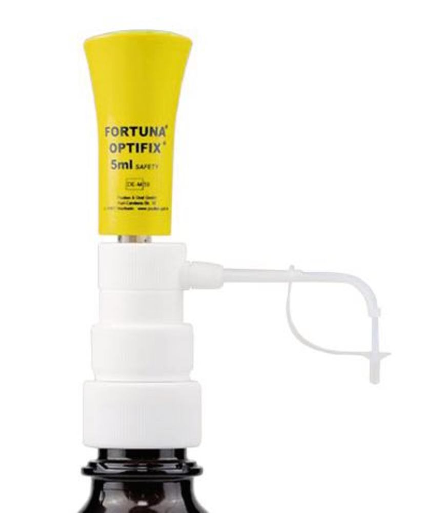 FORTUNA® OPTIFIX® SAFETY dispenser, PTFE coated, 1 - 5 ml, 1 unit(s) - Luminix Health