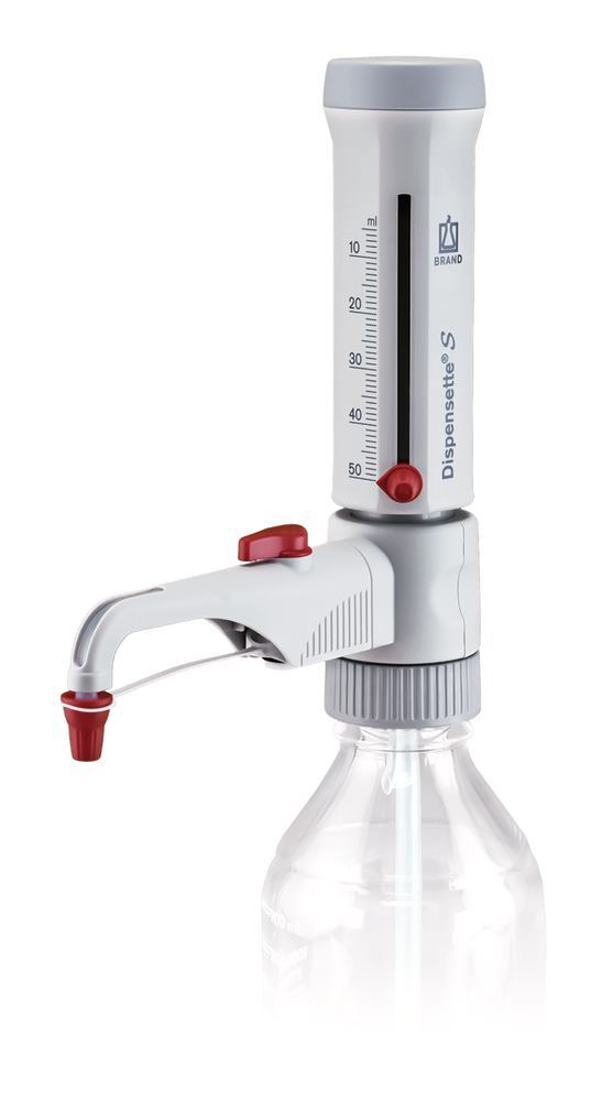 Dispensette® S, analogue, Vol. 5-50 ml, graduation 1.0 ml, 1 unit(s) - Luminix Health