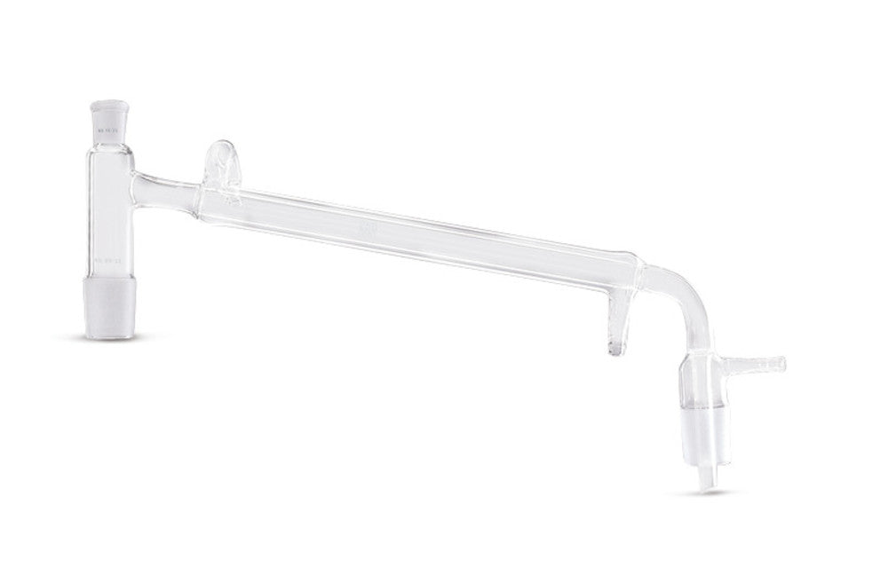 Distillation bridge, Liebig condenser a., vacuum stopper, DURAN®, L 250 mm - Luminix Health