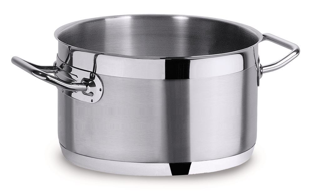 High-grade steel pot, high gr. 18/10 st., 2.5 l, Ø 160 mm, H 130 mm, 1 unit(s) - Luminix Health