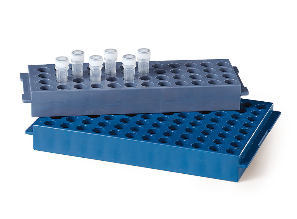 Test tube racks, recycled, 48 slots, 1 unit(s) - Luminix Health