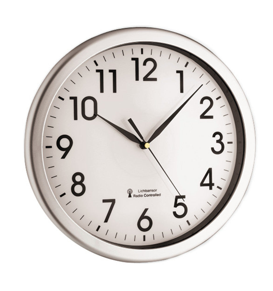 Radio wall clock Corona, LED-illuminated dial, 1 unit(s) - Luminix Health