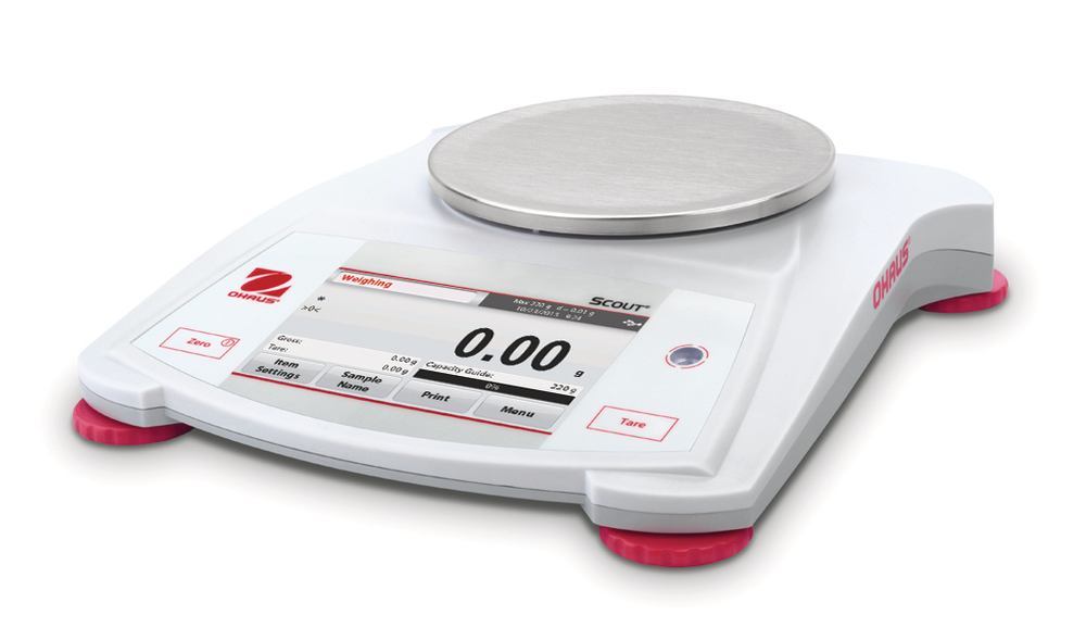 Scout® STX622 precision balance, weighing range 620 g, readability 0,01 - Luminix Health
