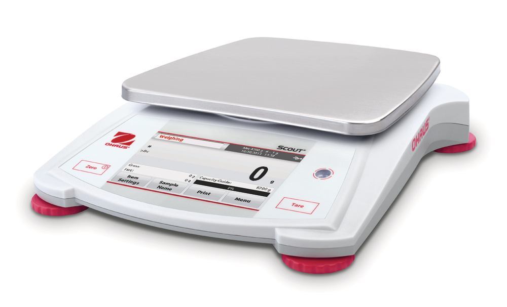 Scout® STX6201 precision balance, weighing range 6200 g, readability 0,1 - Luminix Health