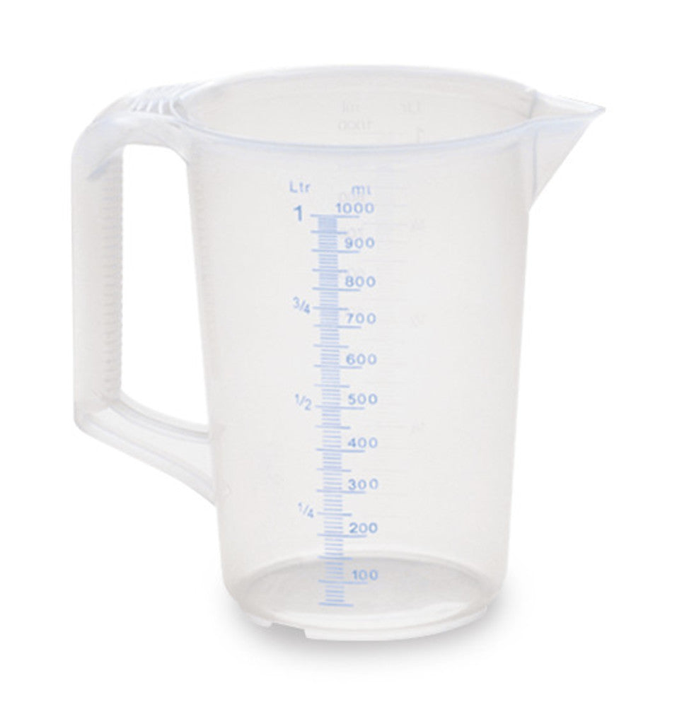 Measuring jug, 1000 ml,, made of PP, 1 unit(s) - Luminix Health