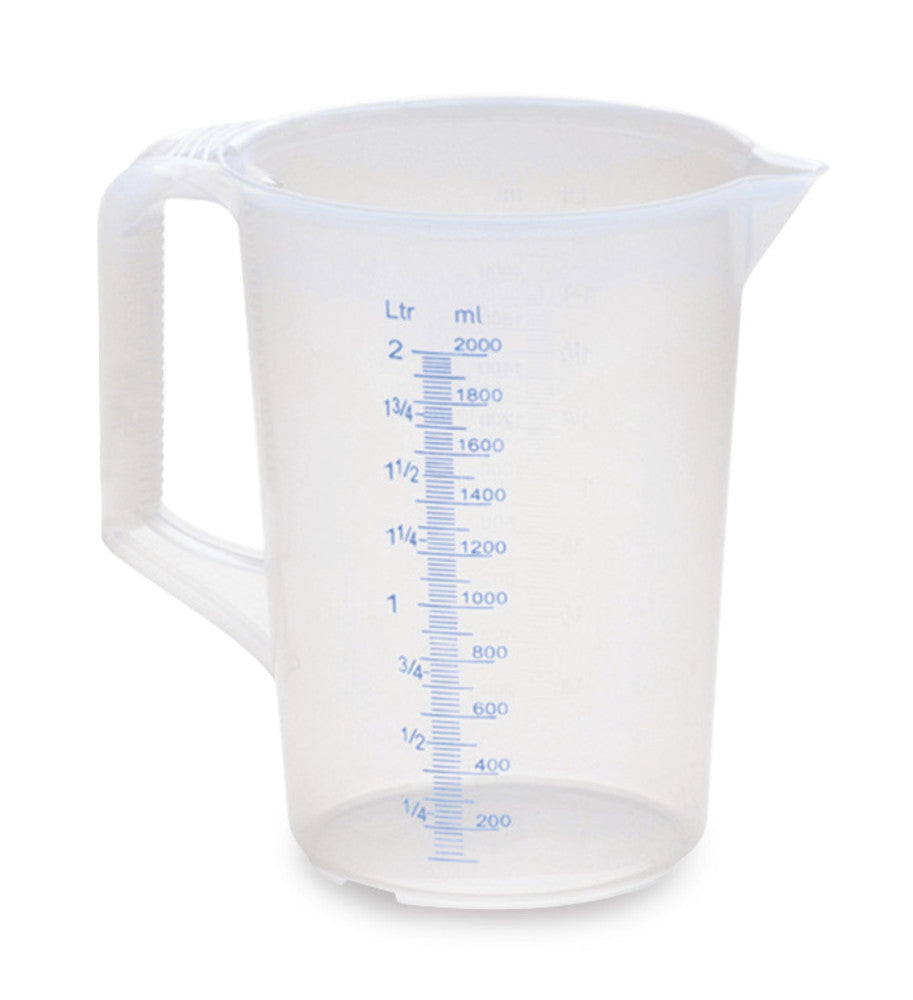 Measuring jug, 2000 ml,, made of PP, 1 unit(s) - Luminix Health