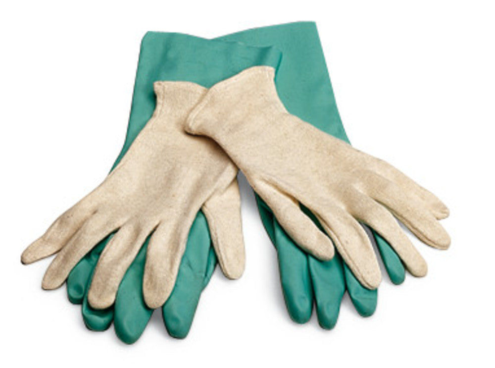 Cotton-undergloves, size 10, natural coloured cotton, 12 pair - Luminix Health