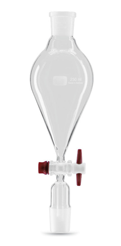 Dropping funnel, conical, 250 ml, NS 29/32, PTFE-plug, 1 unit(s) - Luminix Health