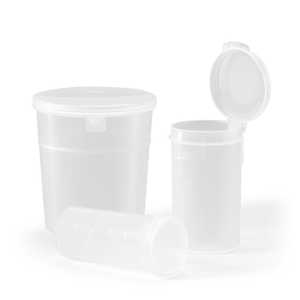 Rotilabo®-sample tins with snap-on lid, PP, 300 ml, sterile, 240 unit(s) - Luminix Health
