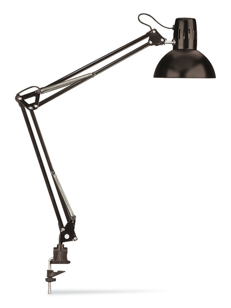 Table lamp Study, metal, Ø lamp head 17cm, black, 1 unit(s) - Luminix Health