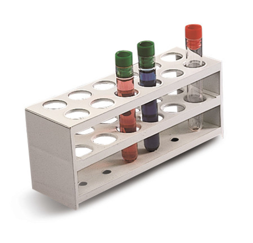Test tube stands with 3 tiers, 12 slots, hole Ø 20 mm, 1 unit(s) - Luminix Health