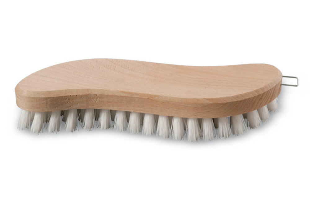 Rotilabo®-scrubbing brushes, of wood, bristles of PP, L 210 x W 70 x H 35 mm - Luminix Health