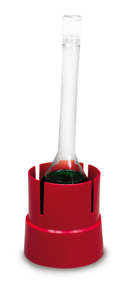 Flask stand, PP, for flask 500 ml, inner Ø 110 mm, overall H 132 mm, 3 unit(s) - Luminix Health