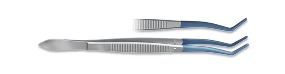 Tweezers with insulated tips, L 165 mm, autoclavable, 1 unit(s) - Luminix Health