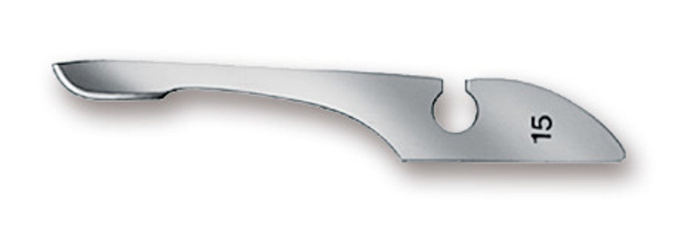 Scalpel blades, type 15, non-sterile, 144 unit(s) - Luminix Health