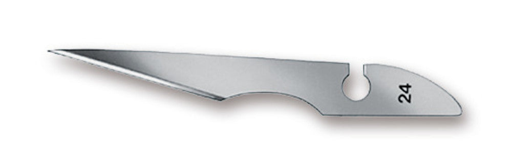 Scalpel blades, type 24, non-sterile, 144 unit(s) - Luminix Health