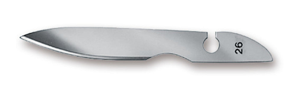 Scalpel blades, type 26, non-sterile, 144 unit(s) - Luminix Health