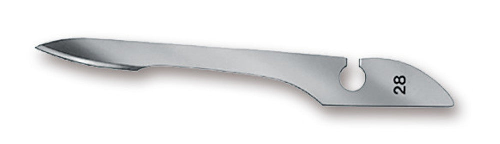 Scalpel blades, type 28, non-sterile, 144 unit(s) - Luminix Health