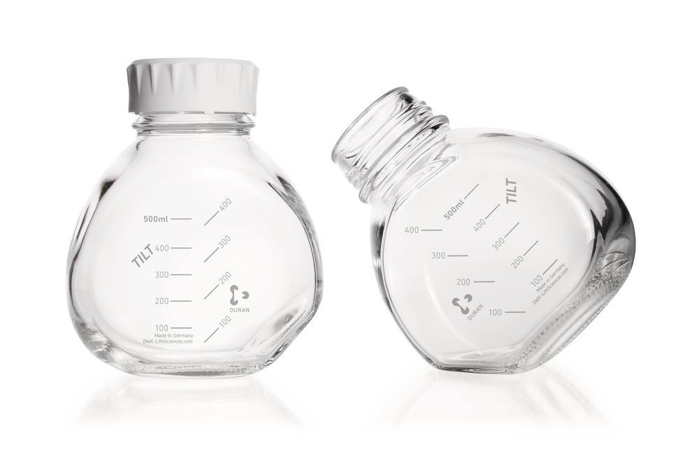 DURAN®-TILT cell culture media bottles, 500 ml, 4 unit(s) - Luminix Health