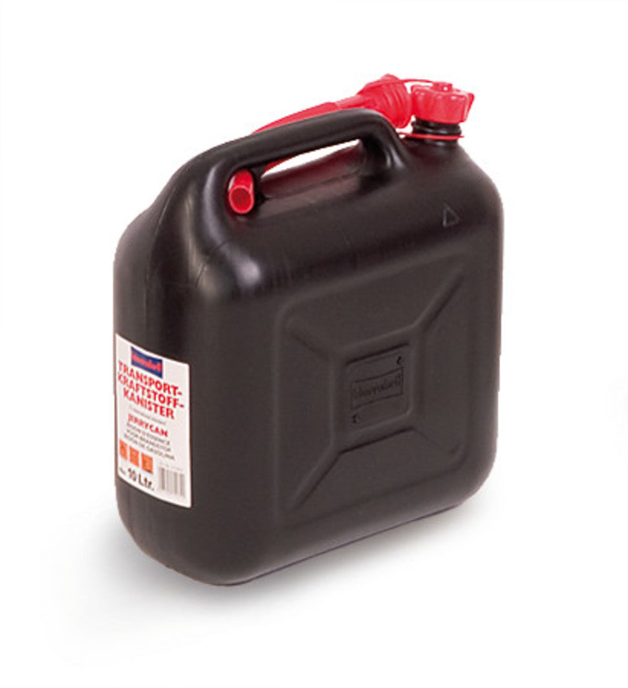 Fuel can, HDPE, 10 l, with UN approval, 1 unit(s) - Luminix Health