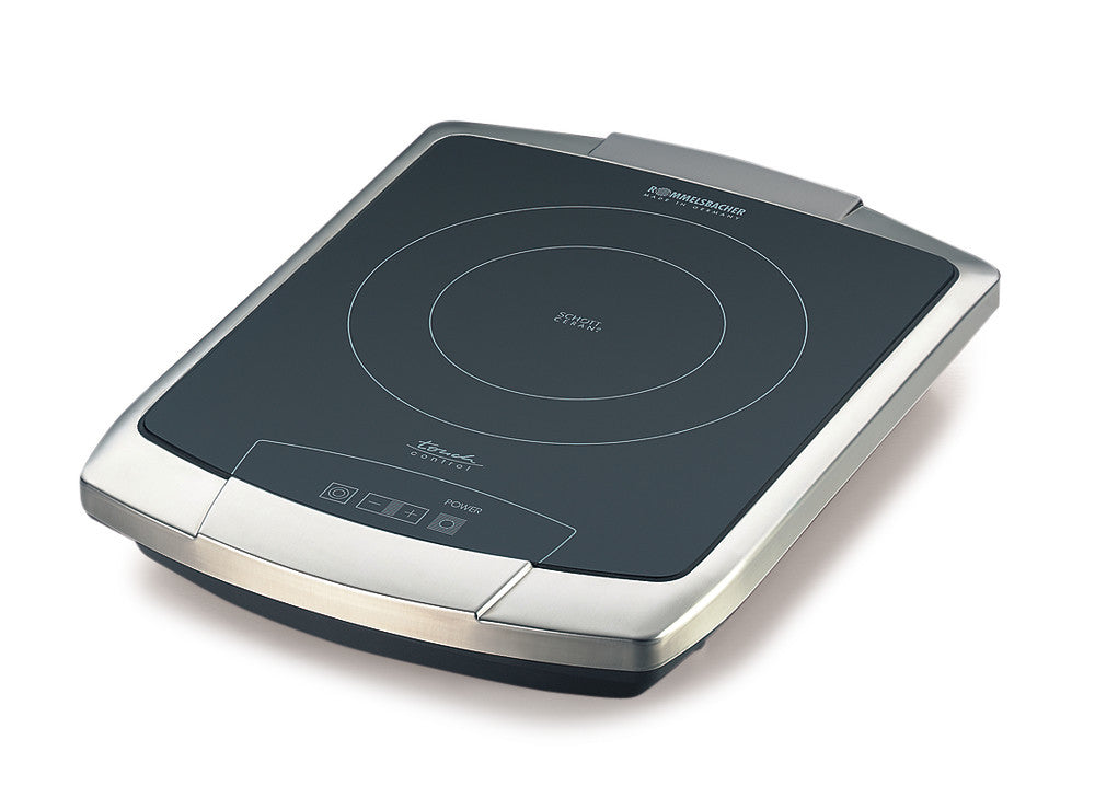Ceramic glass hot plate CT 2203/TC, stainl. steel, max. 460 °C, 1000/2200 W - Luminix Health