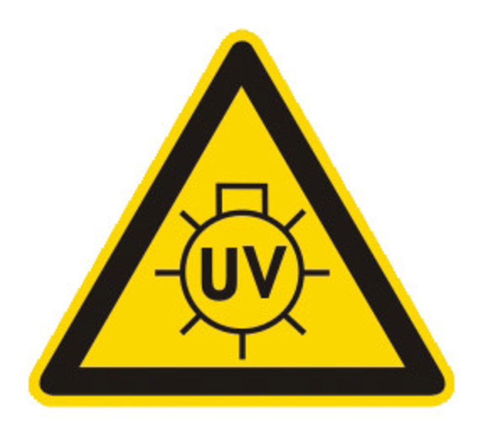 Warning symbols, establ. indiv.labels, UV radiation, 1 unit(s) - Luminix Health