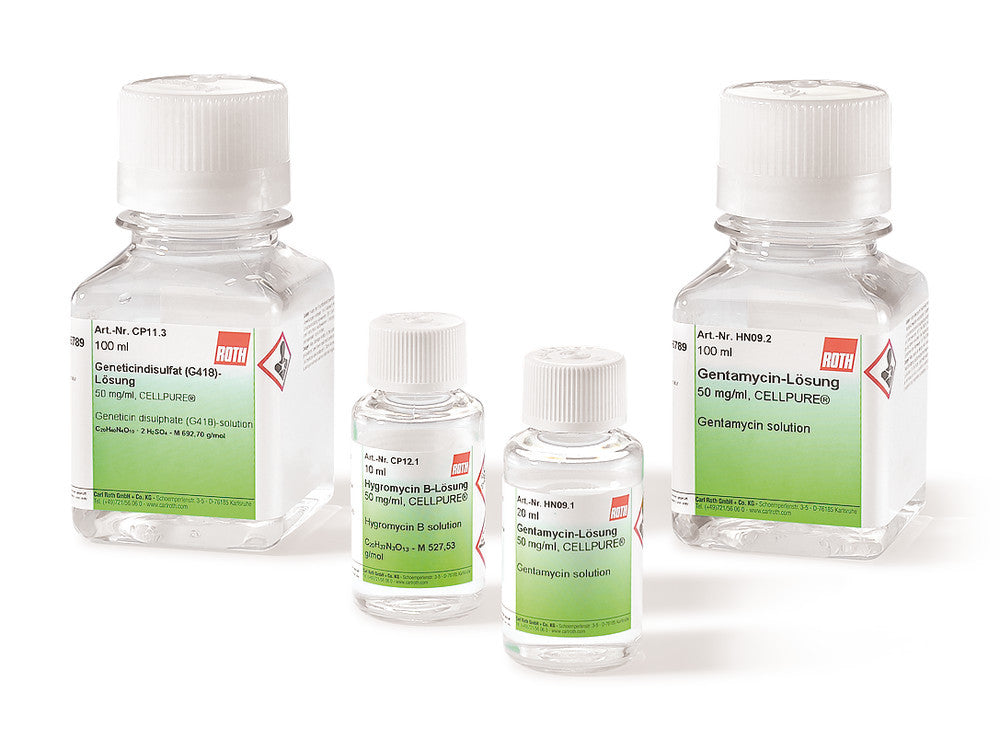 Gentamycin sulphate solution, 50 mg/ml, CELLPURE®, sterile, 20 ml, plastic - Luminix Health
