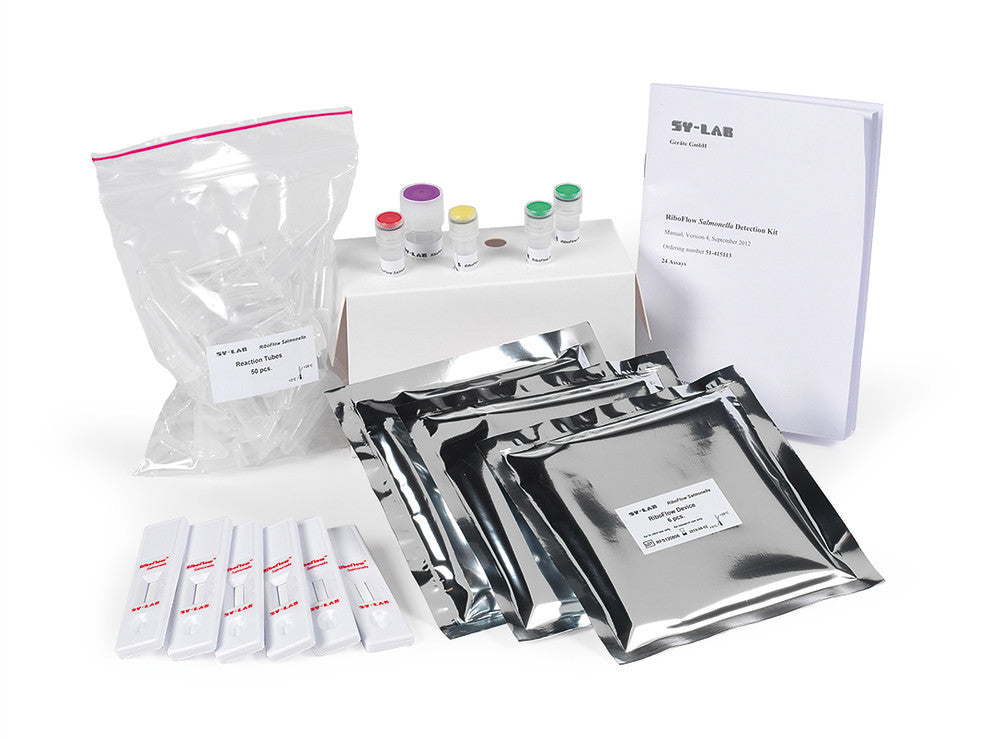 RiboFlow® P/En, from SY-LAB, ready-to-use, for microbiology, 1 kit, cardboard - Luminix Health