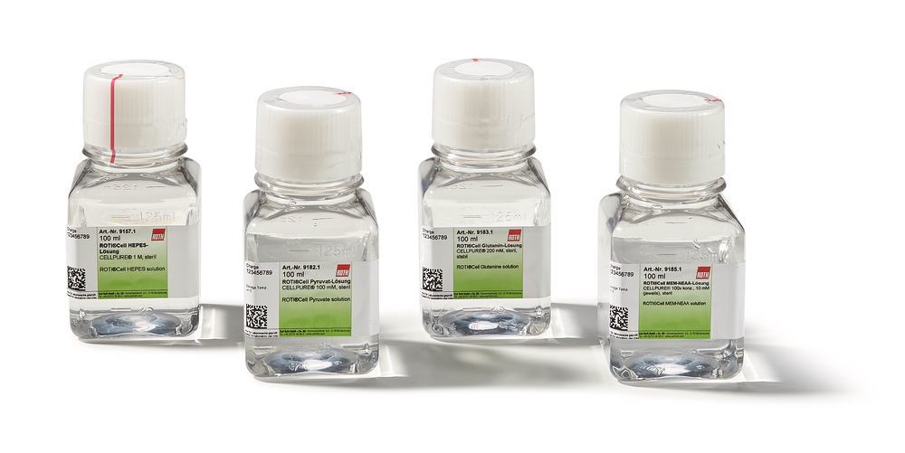 ROTI®CELL MEM-NEAA solution, sterile, 100x conc., 10 mM each, 100 ml, plastic - Luminix Health