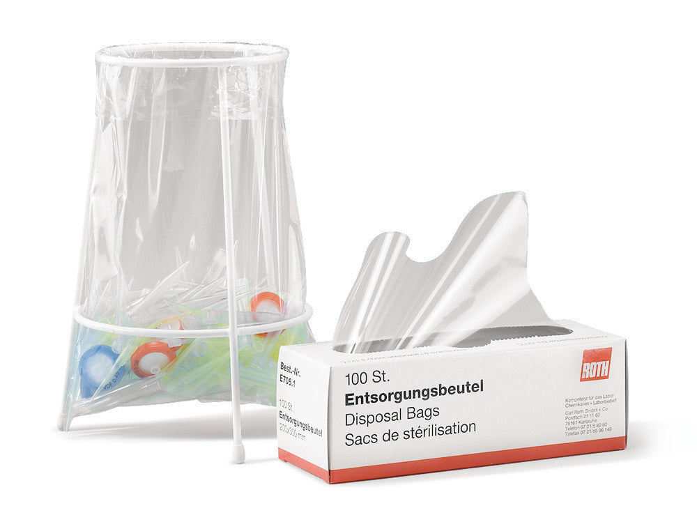 Sekuroka®-disposal bags, PP, 200x300 mm, thickn. 40 µm, dispenser box - Luminix Health