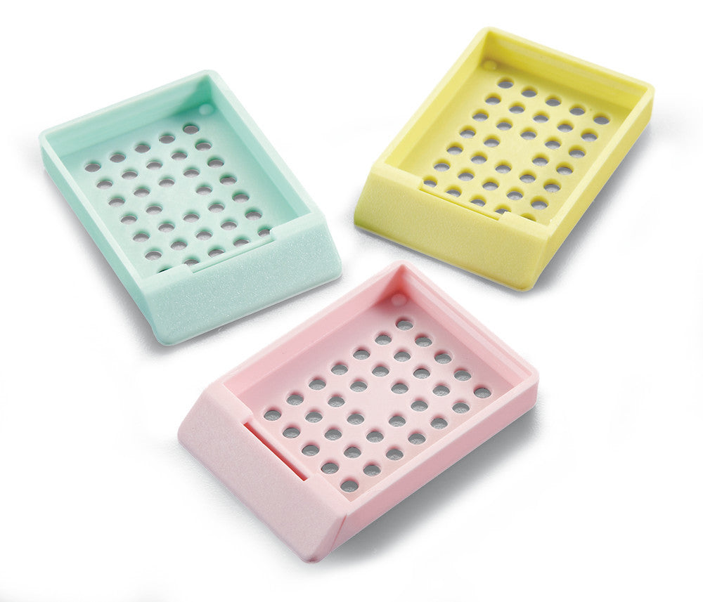 Embedding cassettes, without lid, special polymer, pink, 500 unit(s) - Luminix Health