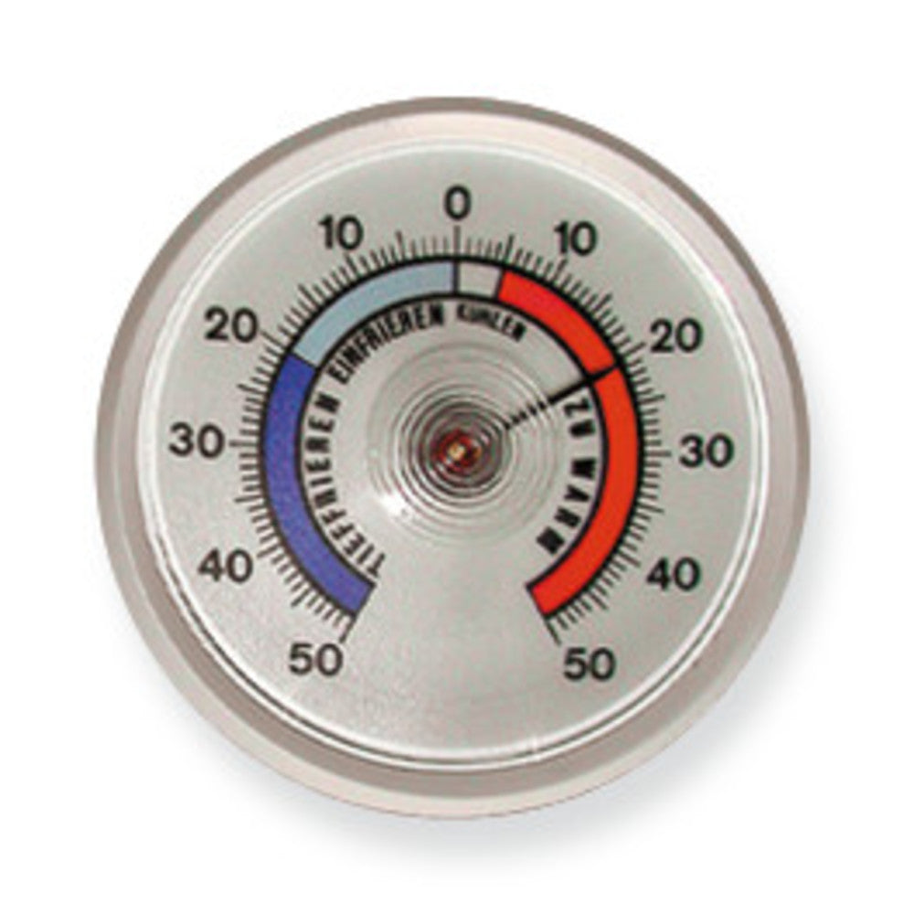 Cold thermometer, plastic, round, bimetallic indicator, range -50 - +50 °C - Luminix Health