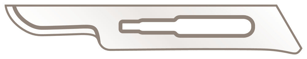 Scalpel blades, type 15, for scalpel CE16.1ff/HCY7.1/3607.1, 10 unit(s) - Luminix Health