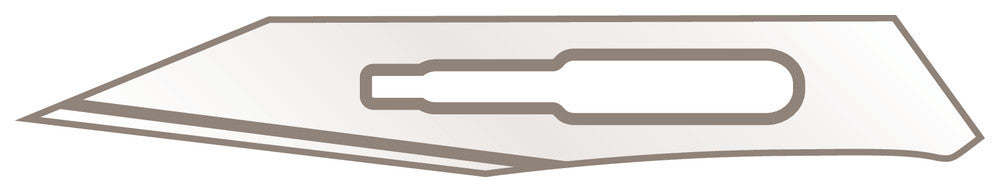 Scalpel blades, type 25, for scalpel CE18.1, 10 unit(s) - Luminix Health