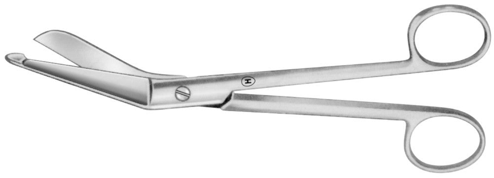Laboratory scissors Lister, angled, L 145 mm, autoclavable, 1 unit(s) - Luminix Health