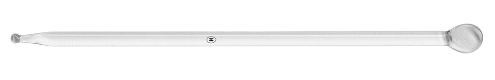 Glass spatula, calcium soda glass, L 100 mm, autocl., 1 unit(s) - Luminix Health