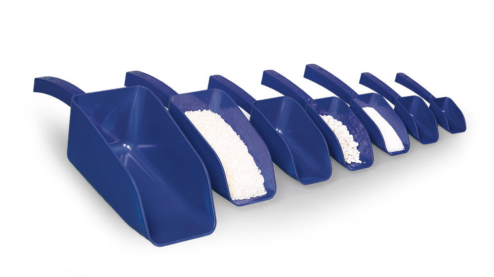 SteriPlast®, single-use food scoops, sterile, blue, 500 ml, L 280 mm, 10 unit(s) - Luminix Health