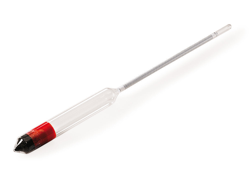 Density hydrometer, without thermometer, measuring range 1.500 - 1.600 g/cm³ - Luminix Health