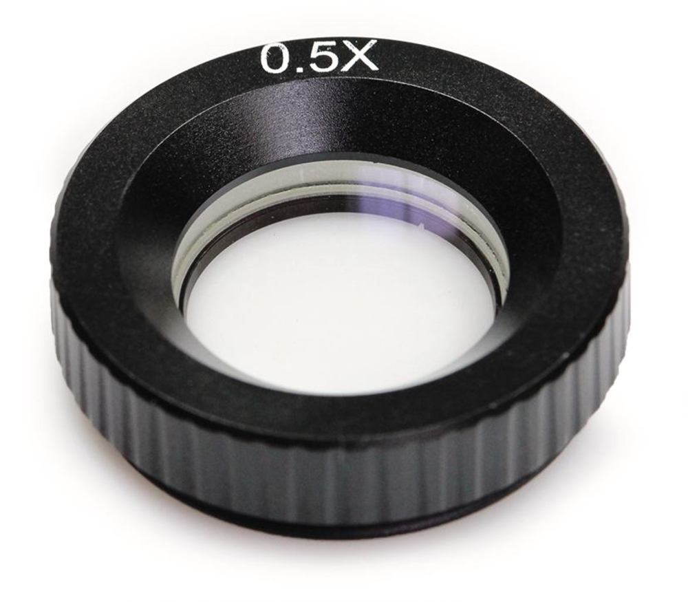 Clip-on lens 0.5x, for Stereo zoom microscope OZL-445, 1 unit(s) - Luminix Health