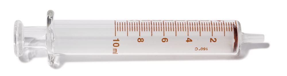 Glass syringe, Borosilicate glass, Glass cone, Luer-fitting, 10 ml, 3 unit(s) - Luminix Health