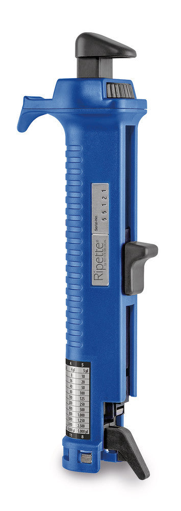 Blue Ripette®, piston pipettor, 1 µl - 5 ml, 1 unit(s) - Luminix Health