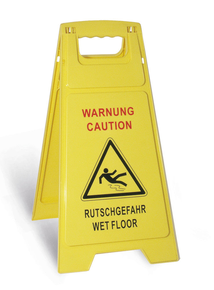 Warning sign Danger of slipping, acc. to ASR A 1.3/BGV A8/DIN 4844, 1 unit(s) - Luminix Health