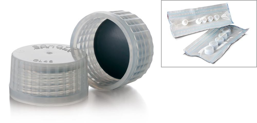 DURAN® PURE Premium screw caps, STERCILIN®-packaging, GL 25, 20 unit(s) - Luminix Health